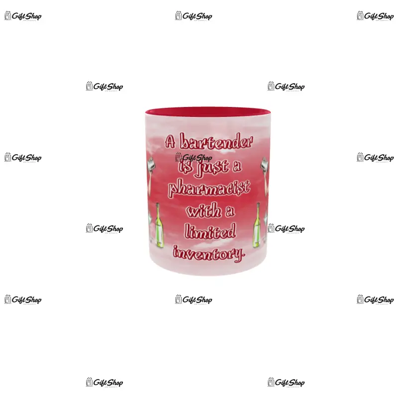 A bartender is just a pharmacist, cana ceramica, 330ml, model cgs1745